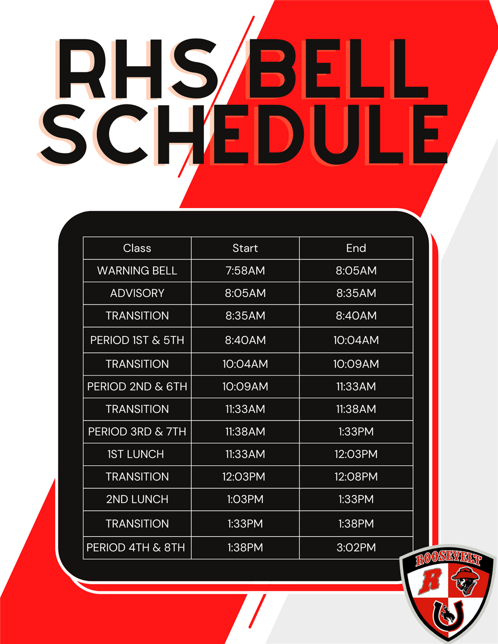 Bell Schedule 